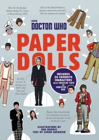 ⚡pdf✔ Doctor Who: Paper Dolls: A Coloring Book
