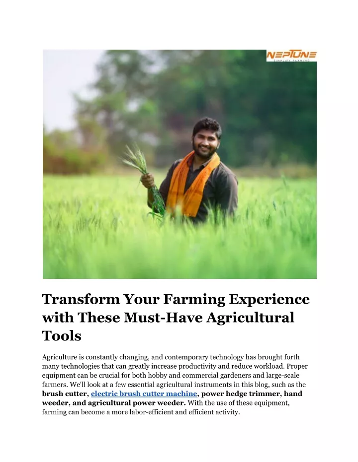 transform your farming experience with these must