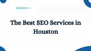 The Best SEO Services in Houston