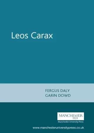 read pdf Leos Carax (French Film Directors Series)