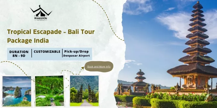 tropical escapade bali tour package india