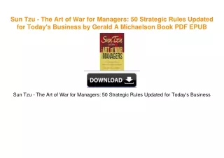 Sun Tzu - The Art of War for Managers: 50 Strategic Rules Updated for Today's Business