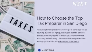 How to Choose the Top Tax Preparer in San Diego