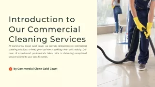 Sparkling Success Your Commercial Cleaners to the Rescue!