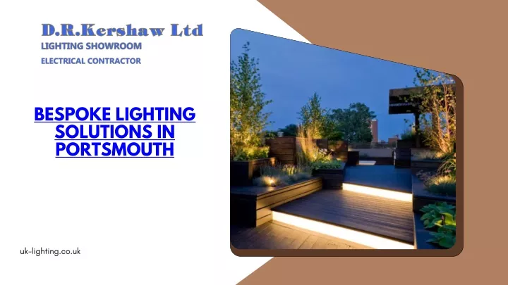 bespoke lighting solutions in portsmouth