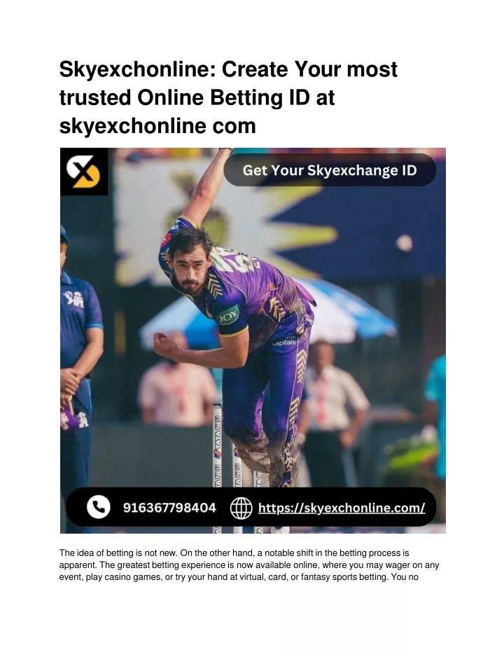 skyexchonline create your most trusted online betting id at skyexchonline com