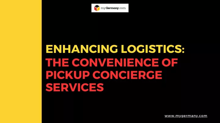 enhancing logistics