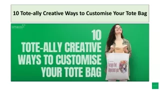 10 tote ally creative ways to customise your tote bag