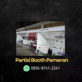 Berpengalaman! WA: 0856 9741 2241 Jasa Sewa Partisi Booth Pameran Portable Minimalis Bogor