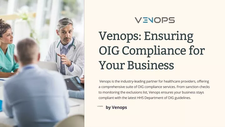 venops ensuring oig compliance for your business