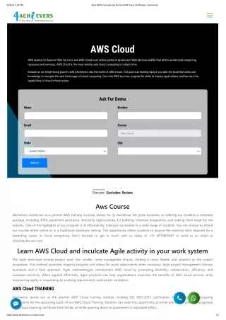 Best AWS Course in Noida