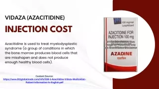 Vidaza (Azacitidine) Injection cost