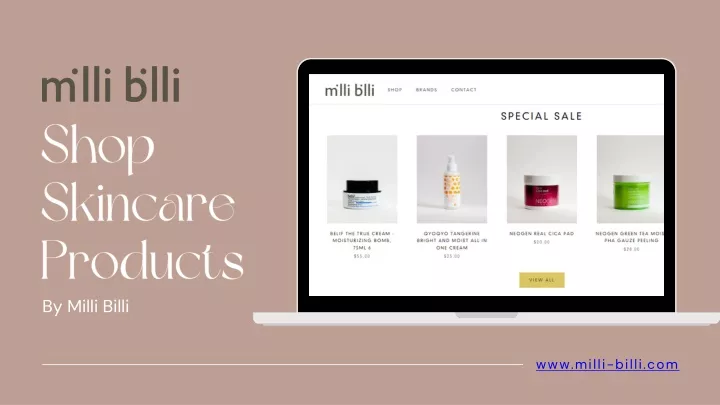 shop skincare products