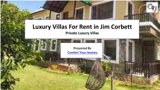 Luxury Villas For Rent in Jim Corbett – Hygge Livings