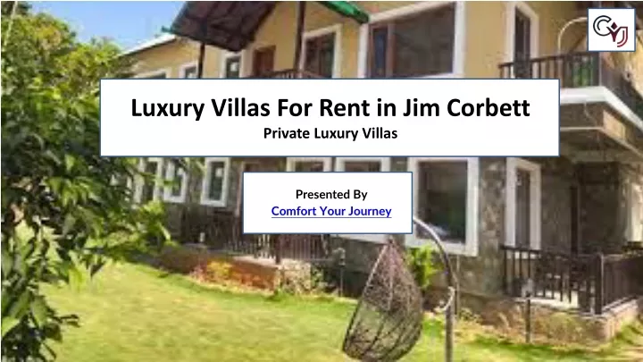 luxury villas for rent in jim corbett private