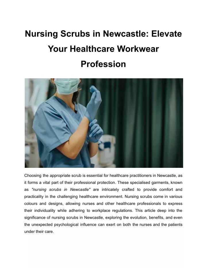 nursing scrubs in newcastle elevate