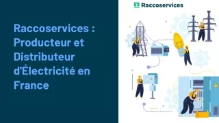 Raccoservices : Innovation et Durabilité dans l'Électricité Française