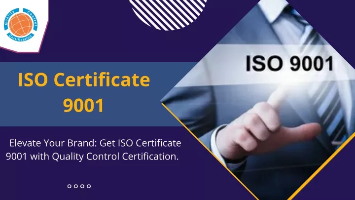 iso certificate 9001