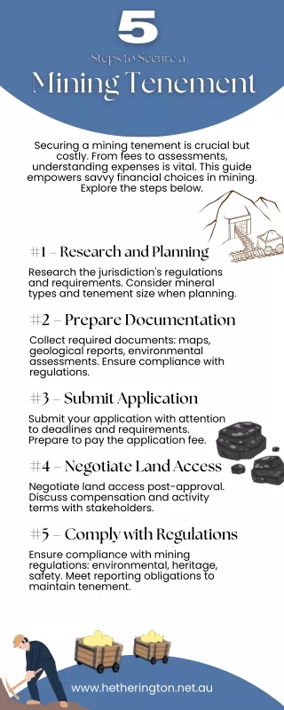 5 Steps to Secure a Mining Tenement