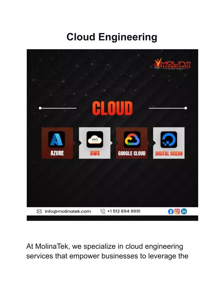 cloud engineering