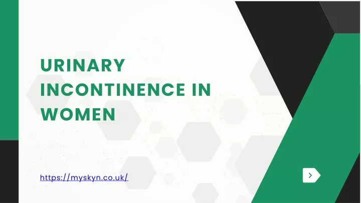 urinary incontinence in women