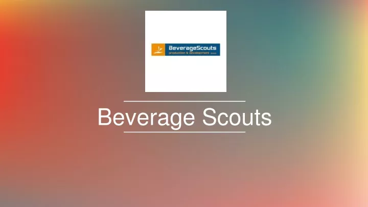 beverage scouts