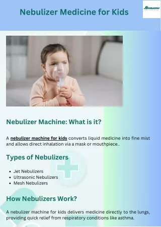 Nebulizer Medicine for Kids