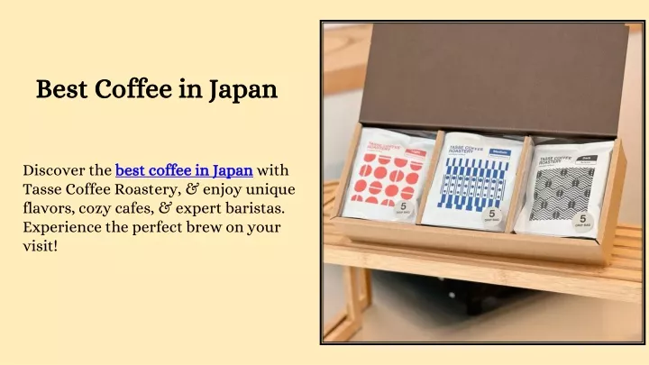 best coffee in japan