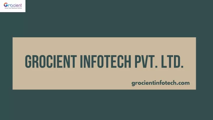 grocient infotech pvt ltd