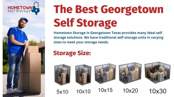 the best georgetown self storage hometown storage