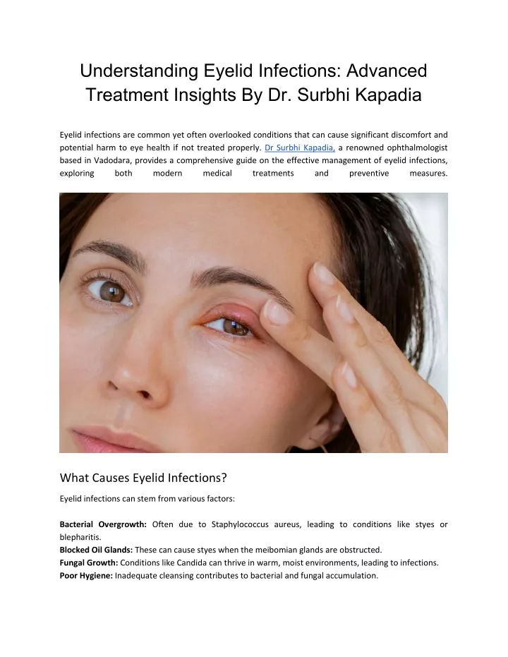 PPT - Understanding Eyelid Infections PowerPoint Presentation, free ...