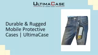 Durable & Rugged Mobile Protective Cases | UltimaCase