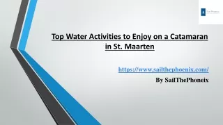 Top Water Activities to Enjoy on a Catamaran