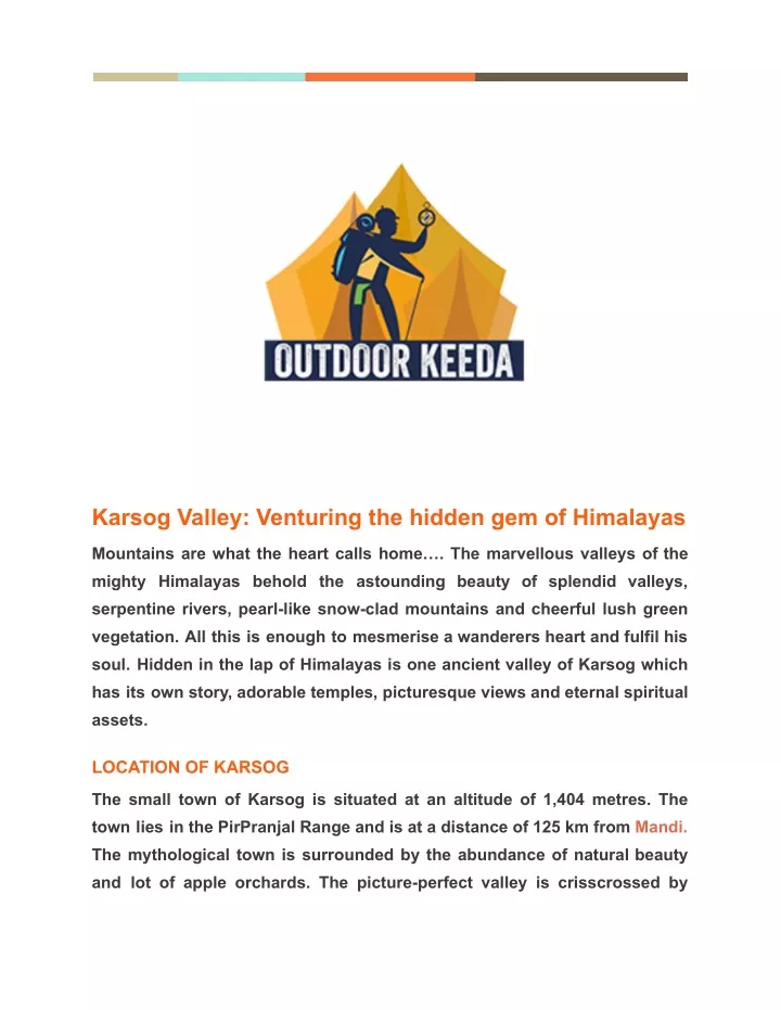 karsog valley venturing the hidden