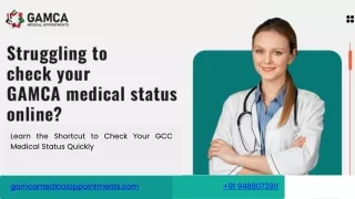 Easily Check Your GAMCA Medical Status Online with GAMCA Medical Appointments