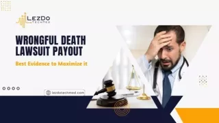 Wrongful death lawsuit payout