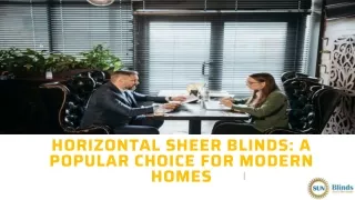 Horizontal Sheer Blinds A Popular Choice For Modern Homes