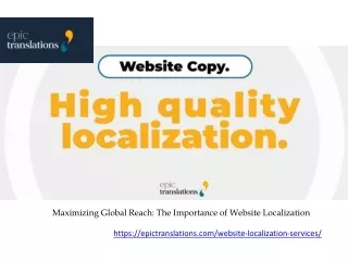 Maximizing Global Reach The Importance of Website Localization