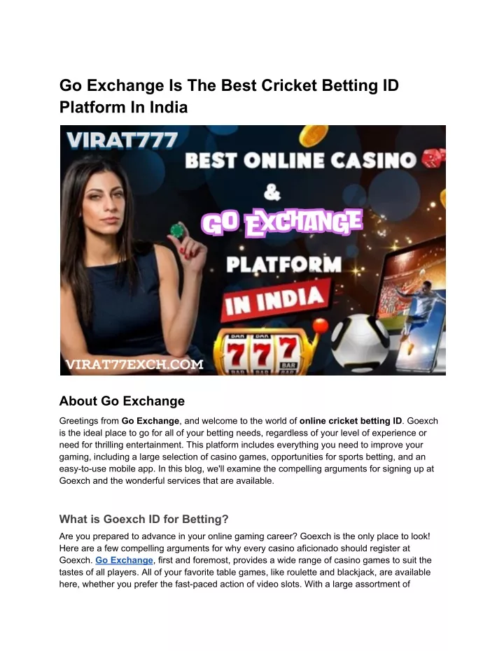 go exchange is the best cricket betting