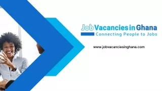 Ghana Recruitment - Job Vacancies in Ghana