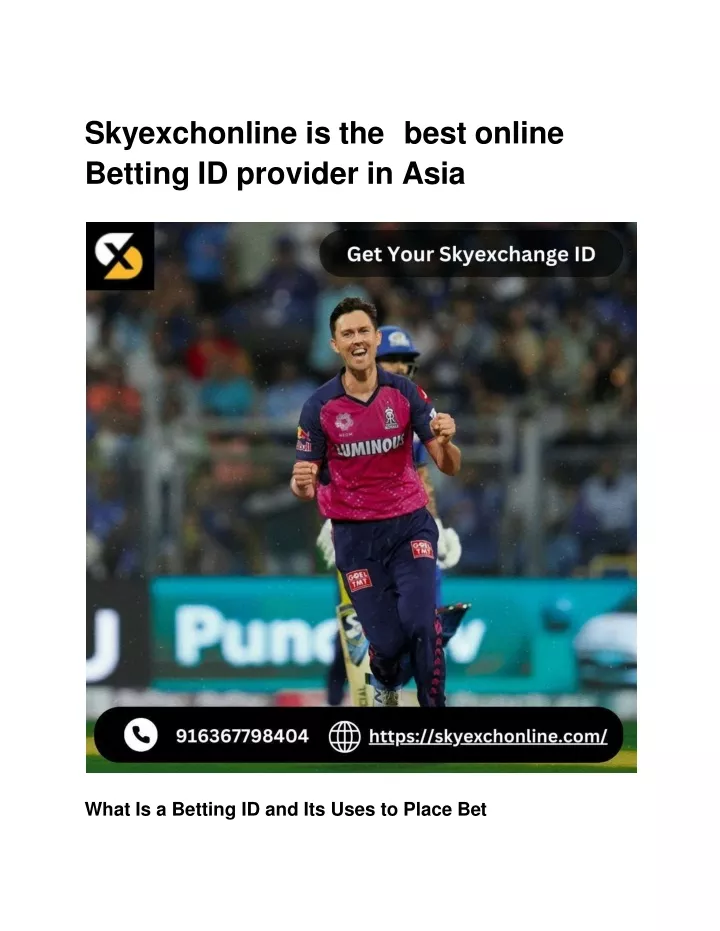 skyexchonline is the best online betting id provider in asia