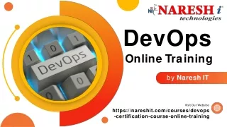 Best DevOps Online Training in Hyderabad by Naresh IT