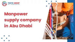 Manpower supply company in Abu Dhabi