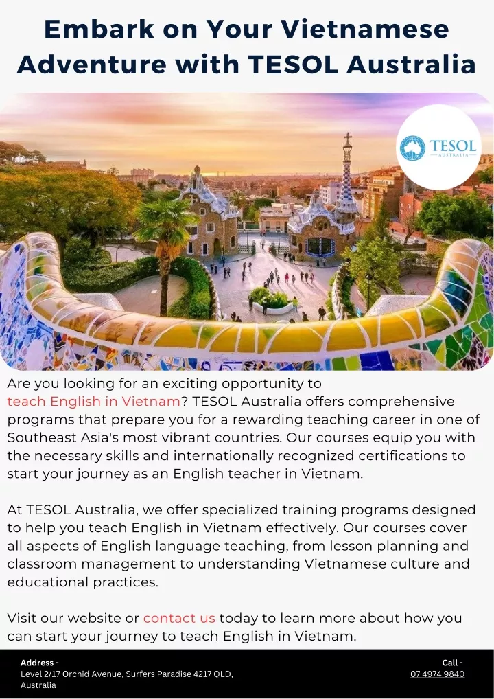 embark on your vietnamese adventure with tesol