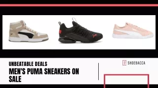 Unbeatable Deals Men's Puma Sneakers on Sale at Shoebacca