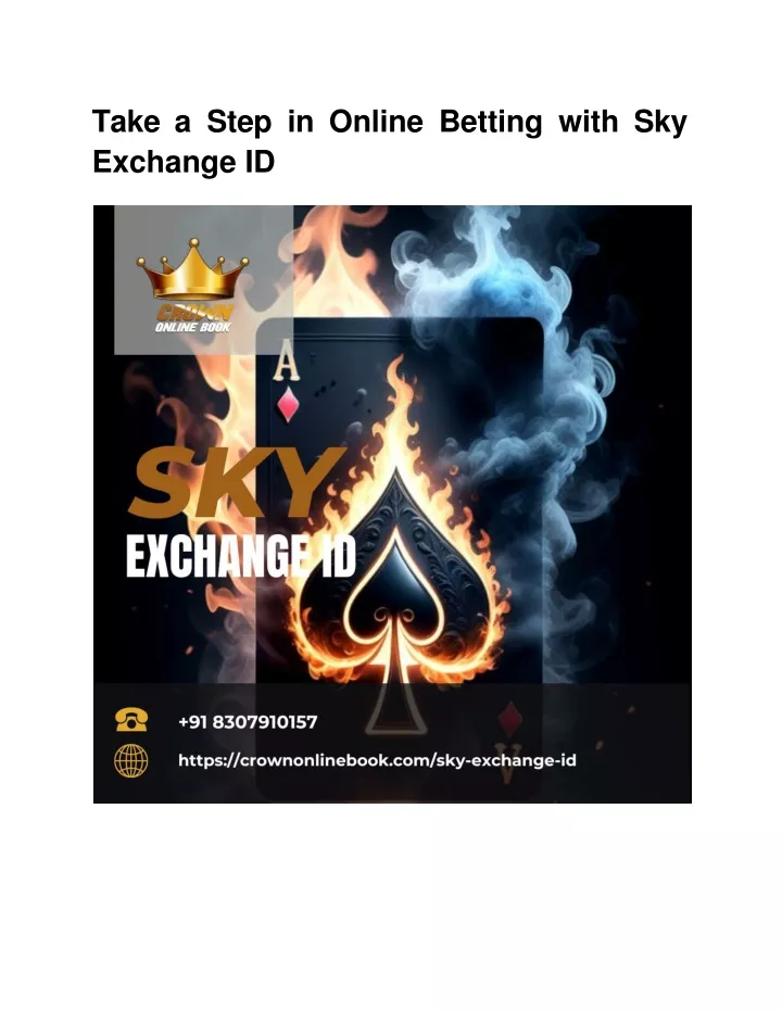 take a step in online betting with sky exchange id