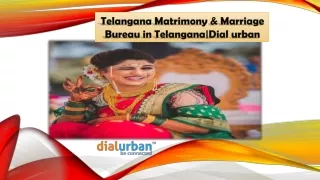 Telangana Matrimony & Marriage Bureau in Telangana