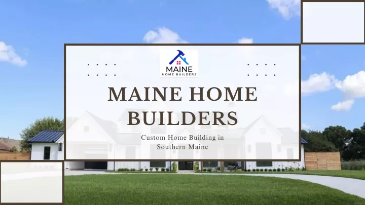 maine home builders