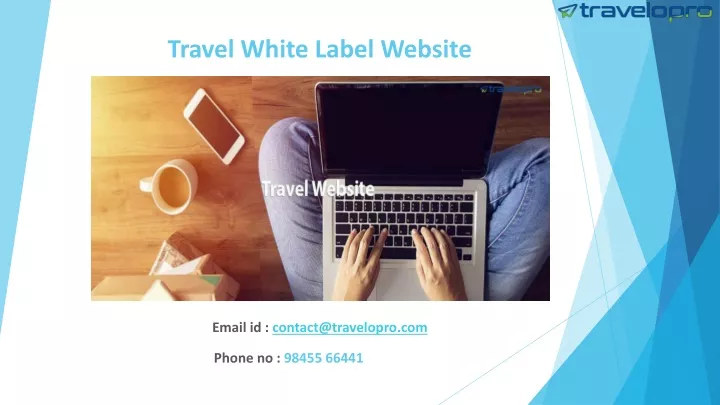 travel white label website