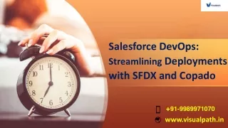 Salesforce DevOps Online Training Hyderabad - Salesforce DevOps with Copado Training